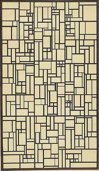 Theo van Doesburg Design for Stained-Glass Composition V. Germany oil painting art